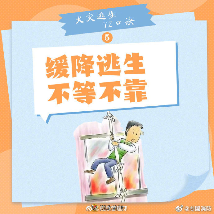 【火災(zāi)逃生怎么辦？牢記“72字”消防口訣】
